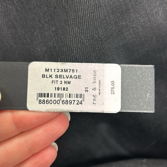 Rag and bone archives black slim jeans - Picture 3 of 6